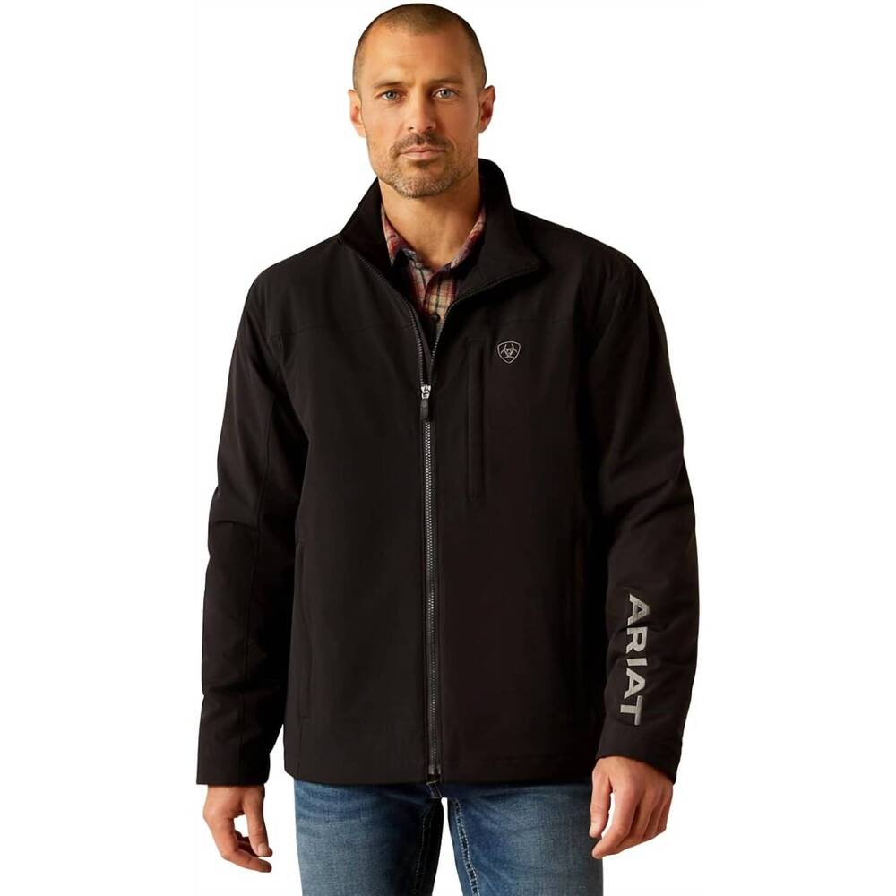 NEW ARIAT pioneer stretchshell outerwear jacket in black